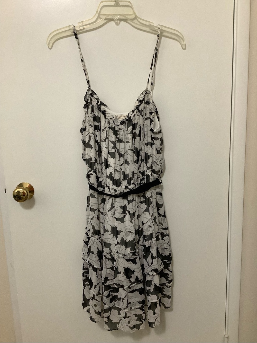 American Eagle Outfitters Black and White Floral Dress